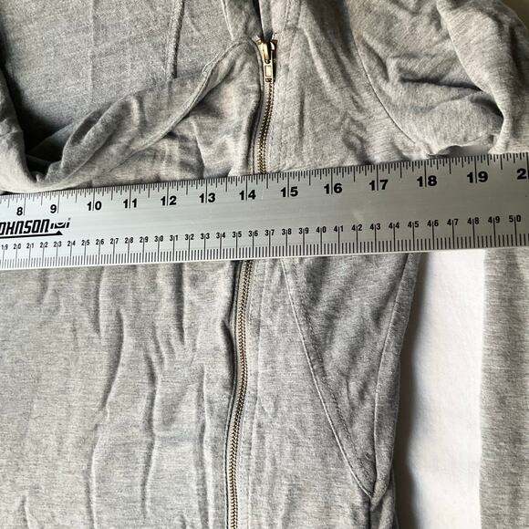 Market and Spruce Women’s Long Sleeve Full Zip Jacket size M, Solid Light Gray - Picture 3 of 8
